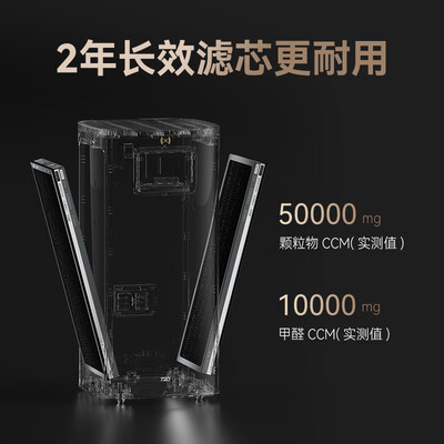 华为智选720智能空气净化器3Pro 铂金除醛 大空间疾速净化 除甲醛异味过敏原吸猫毛 主动消杀 鸿蒙智联