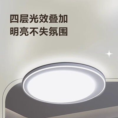 飞利浦吸灯哪个系列好（飞利浦LED吸顶灯北欧奶油风36W三色银边卧室灯值得手入吗）-图片5