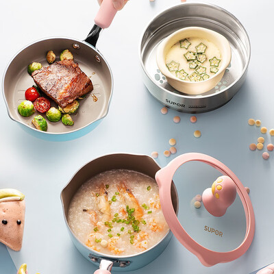 苏泊尔（SUPOR）小馋喵辅食套锅 (精灵蓝)
