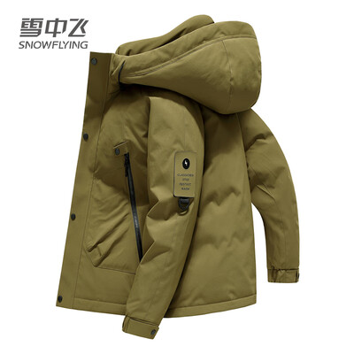 雪中飞羽绒服男短款墨绿是否值得入手(雪中飞羽绒服属于什么档次)-图片4