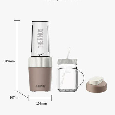 膳魔师(THERMOS) 料理机双杯 多功能食物粉碎料理机榨汁机辅食机 EHA-2263A-SP