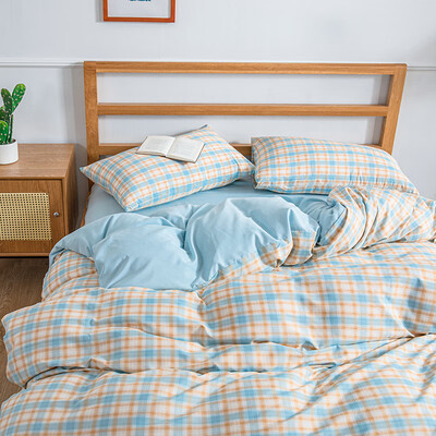 無印良品 水洗色织提花四件套斐乐生活 200*230cm MUJI-TJ23-11