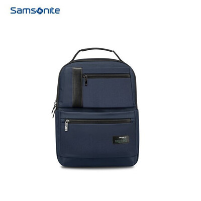 Samsonite/新秀丽双肩包 商务休闲男包 电脑背包NV6*01004 太空蓝 深蓝色 16寸