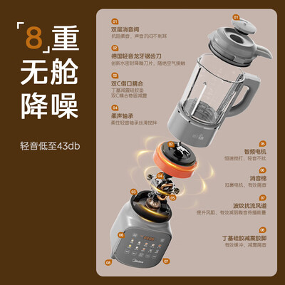 美的破壁机哪种好(美的破壁机 MJ-PB10S46 家用大容量破壁榨汁机质量烂不烂)-图片3