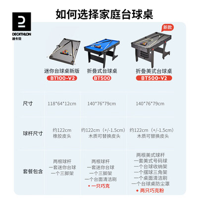 迪卡侬台球桌BT500-V2评测说真相（迪卡侬台球桌怎么样）