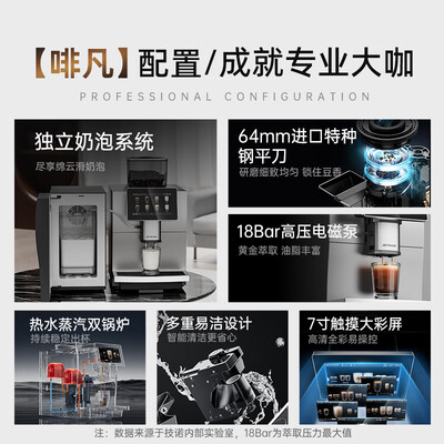技诺Jetinno JL15PRO全自动意式咖啡机商务版好不好（技诺咖啡机和德龙哪个好）