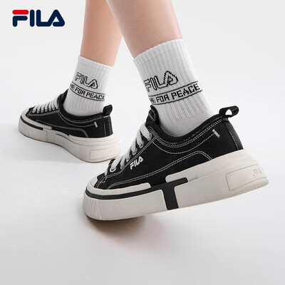 斐乐帆布鞋和匡威哪个好穿（FILA LOOP女鞋黑色 36.5帆布鞋评测说真相）-图片2