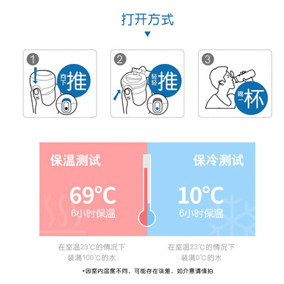 膳魔师（THERMOS）真空保温杯 TCMC-550S 550ml