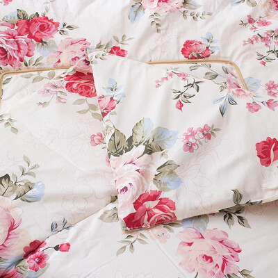 恒源祥 牡丹花全棉靠垫被  TDK1001-1 45*45cm