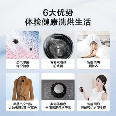 海尔洗衣机洗烘一体的好吗（海尔106C洗衣机10公斤洗烘一体洗烘一体机值得手入吗）-图片6