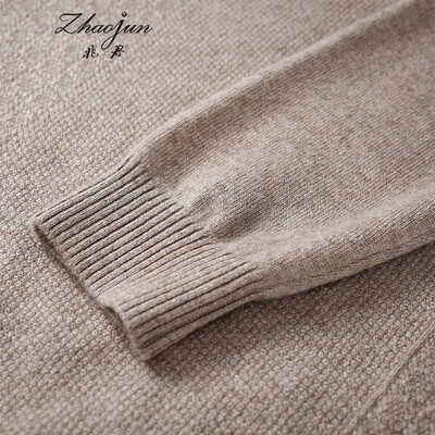 兆君 男士羊绒衫 圆领驼色 120 XXL体验效果好吗(兆君的羊绒大衣怎么样)-图片1