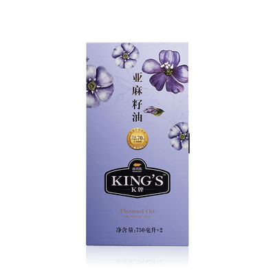 金龙鱼 KING'S亚麻籽油750ML*2