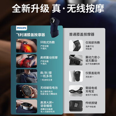 飞利浦（PHILIPS）膝盖按摩仪器 PPM3101L