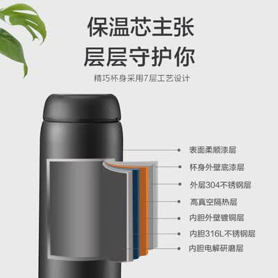 苏泊尔（SUPOR） 暖意系列保温杯 KC45FP10 450Ml