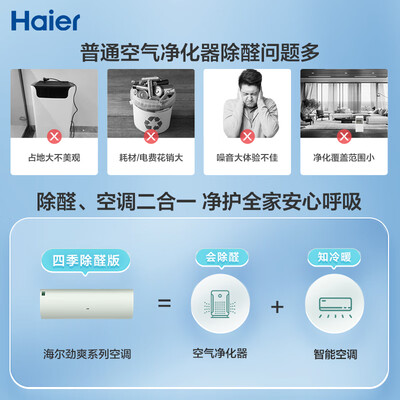 海尔空调 KFR-35GW/C2LGA81U1 1.5匹挂机怎么样（海尔空调怎么样）-图片1