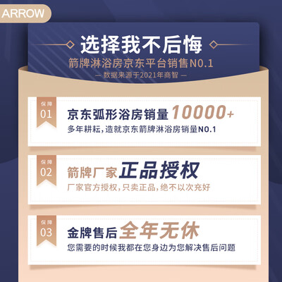 箭牌弧扇形整体淋浴房900*900mm质量烂不烂（箭牌淋浴房怎么样）