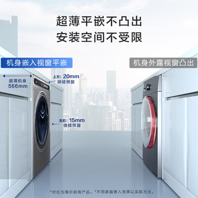海尔(Haier)EG100HMATESL59S洗烘一体机到底如何,值得入手吗(海尔洗烘一体机中途怎么开门)
