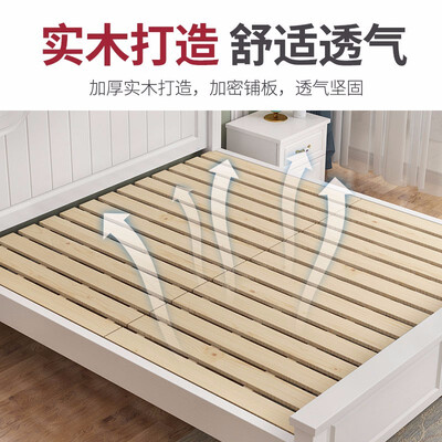 千鹏床质量怎么样（千鹏QIANPENG实木双人床现代简约床套餐实木床测评看真相）-图片3