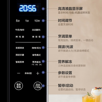 格兰仕微波炉g90f23cn3pv-bm1(s2)-光波组合和变频微波（格兰仕变频微波炉ZB1-GF3V 800瓦23升光波炉评测说真相）-图片2