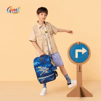 太空书包好不好（Gmt for kids22L抗菌书包1-5年级太空能力者护脊书包好不好）-图片6