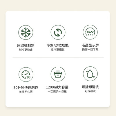 CACHOO 冰淇淋机 家用全自动大容量机质量如何（CACHOO 冰淇淋机 家用全自动大容量机值得手入吗）-图片5
