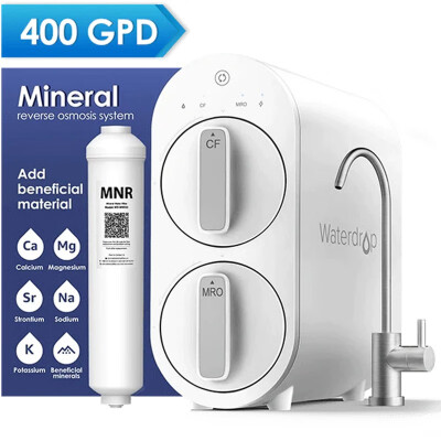 WATERDROP WD-G2 G2再矿化反渗透系统 无罐设计400GPD滤水器净水器