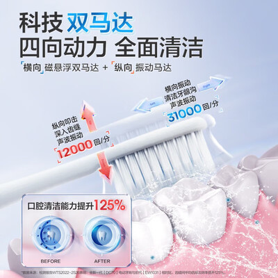 松下 松下声波电动牙刷EW-DC70-W 白色