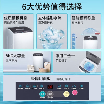 海尔洗衣机神童和大神童哪个好（Haier洗衣机8公斤大神童波轮洗衣机质量如何）-图片5