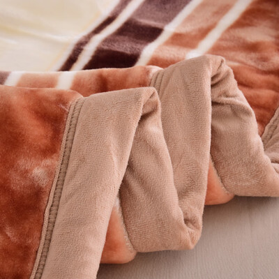 恒源祥 花开满堂金貂绒毯 TGM1009  3800g 200*230cm