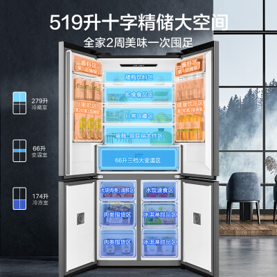 美的冰箱448和449（美的MR-545WSPZE电冰箱靠谱吗,揭秘内幕）_购物资讯_百家评测