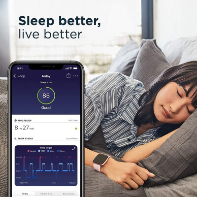 Fitbit 乐活Versa 2 特别版智能手表健康健身 蓝牙带心率音乐 睡眠和游泳运动追踪