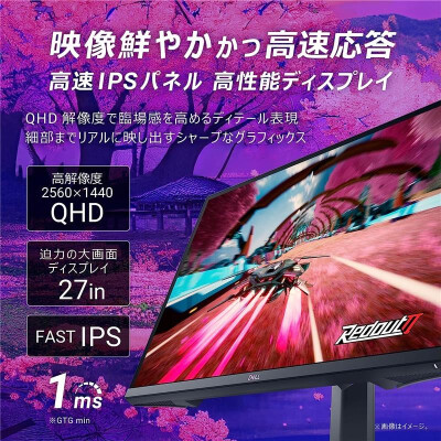 戴尔（DELL）台式电脑显示器游戏显示器 全高清 Fast IPS面板