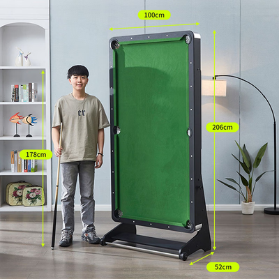 闪电客可折叠台球桌家用美式黑8台球案高档落袋中式黑八桌球台三合一是否值得入手（闪电客怎么样牌子）-图片5