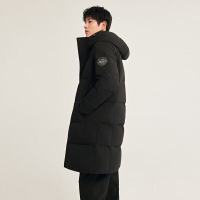 雪中飞羽绒服8056男士黑色立领男士羽绒服好不好（雪中飞男士羽绒服怎么样）-图片1