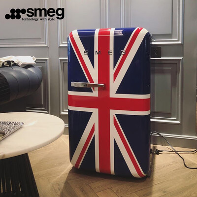 SMEG FAB5 英国米字旗复古迷你冰箱评测说真相（smeg冰箱怎么调节温度）