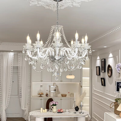 世澜 复古水晶吊灯 15头90cm质量烂不烂(世澜吊灯怎么清洗视频)