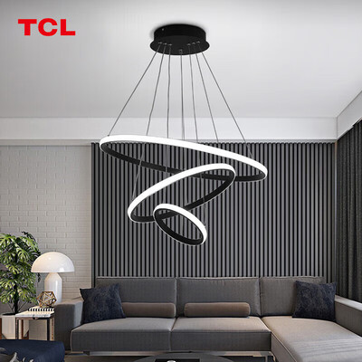 tcl三环黑色吊灯餐厅吊灯和白色吊灯（TCL三环黑色吊灯餐厅吊灯到底如何,值得入手吗）-图片4