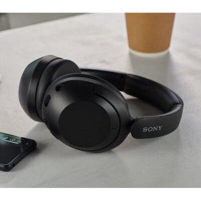 索尼（SONY）WH-XB910N 系列 降噪耳机 无线重低音 头戴式蓝牙耳机 Black 黑色