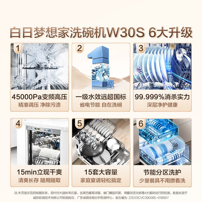 海尔洗碗机h40和cn13（海尔 Haier 白日梦想家W30S洗碗机测评看真相）