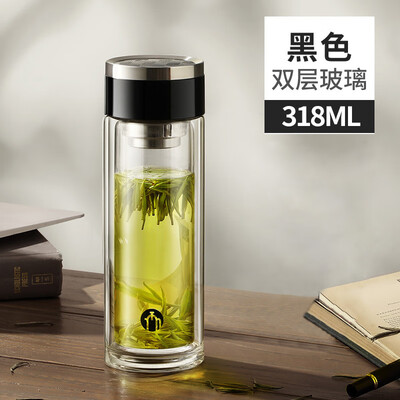 富光 茶马仕双层玻璃杯（流通款）318ML WTB02-318