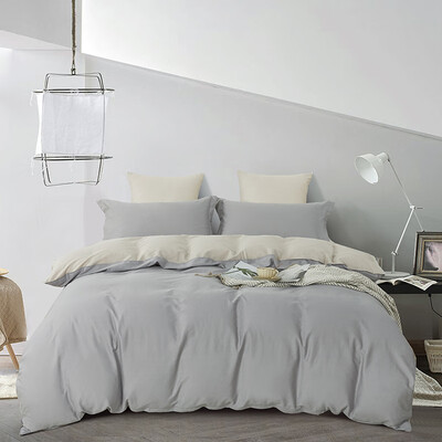 路易卡罗（Louis Kellog） 简约纯棉四件套 夜灰 LK-6338