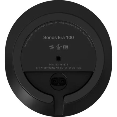 SONOS Era 100 WIFI无线 蓝牙音响 语音控制 便携式音响 触控式 书架音箱家用 立体声效环绕音 新品