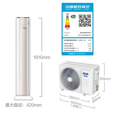 奥克斯KFR-51LW/BpR3AQE1(B1)柜机空调怎么样，六大亮点值得关注！