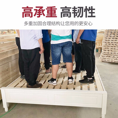 千鹏床质量怎么样（千鹏QIANPENG实木双人床现代简约床套餐实木床测评看真相）-图片2