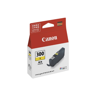 佳能（Canon) PFI-300 Y 黄色墨盒 （适用机型PRO-300）
