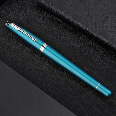 派克（PARKER）2015都市孔雀蓝白夹宝珠笔