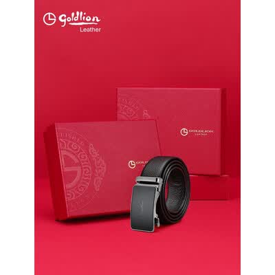 金利来 男式自动扣皮带 FAY011035-711 黑色