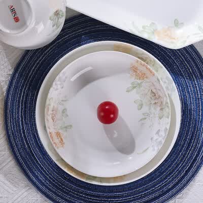 爱依瑞斯  梦幻花影22头陶瓷餐具 AS-D2206H