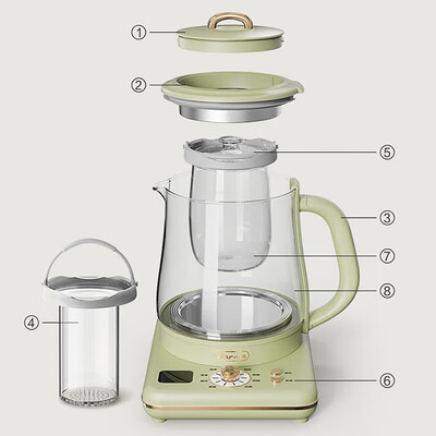 小熊（Bear） 迷你养生壶 1.5升 YSH-D15U2