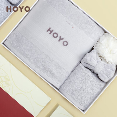 HOYO 日本 臻品长绒棉毛浴洗漱4件套 7507